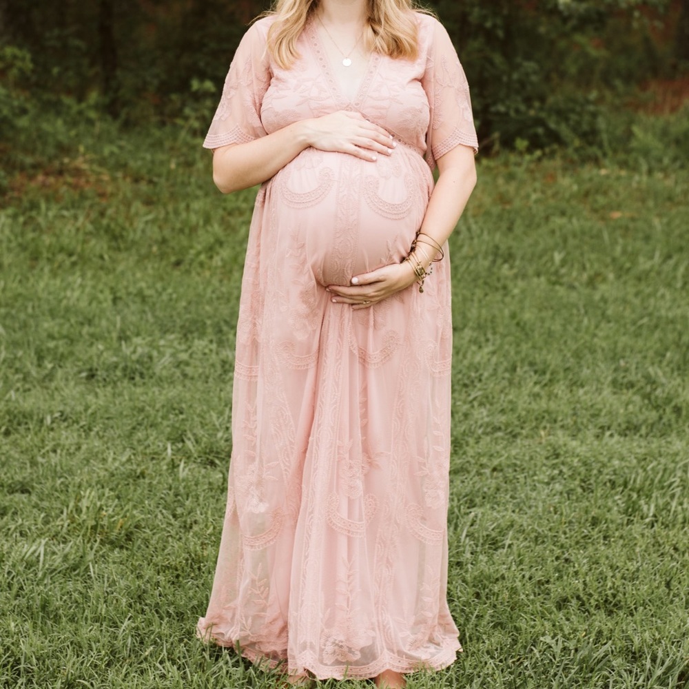 Pinkblush Maternity Dress - Mauve